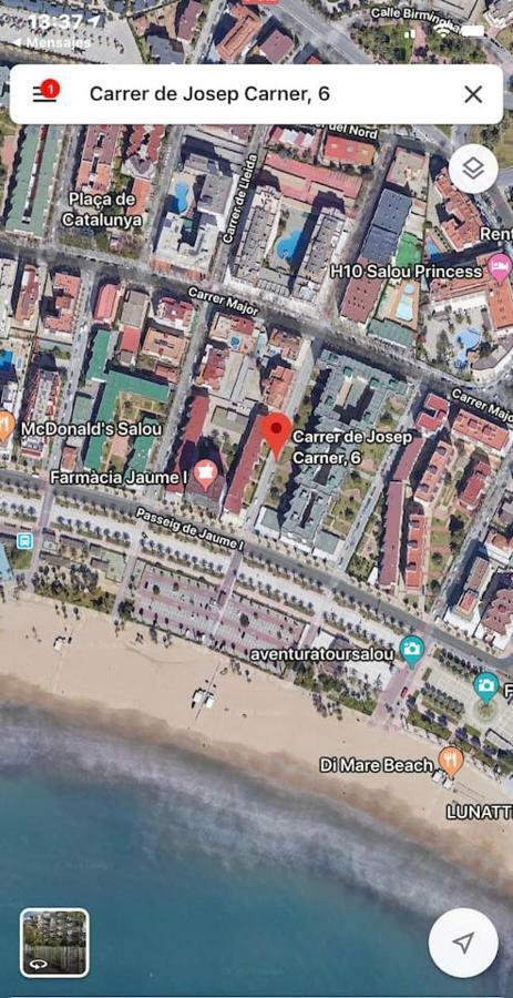 Formentor Beach Primera Linea De Playa Apartment Salou Bagian luar foto